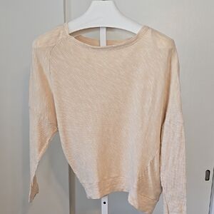 Anthropologie Asymmetrical Long Sleeve Top, Sz S